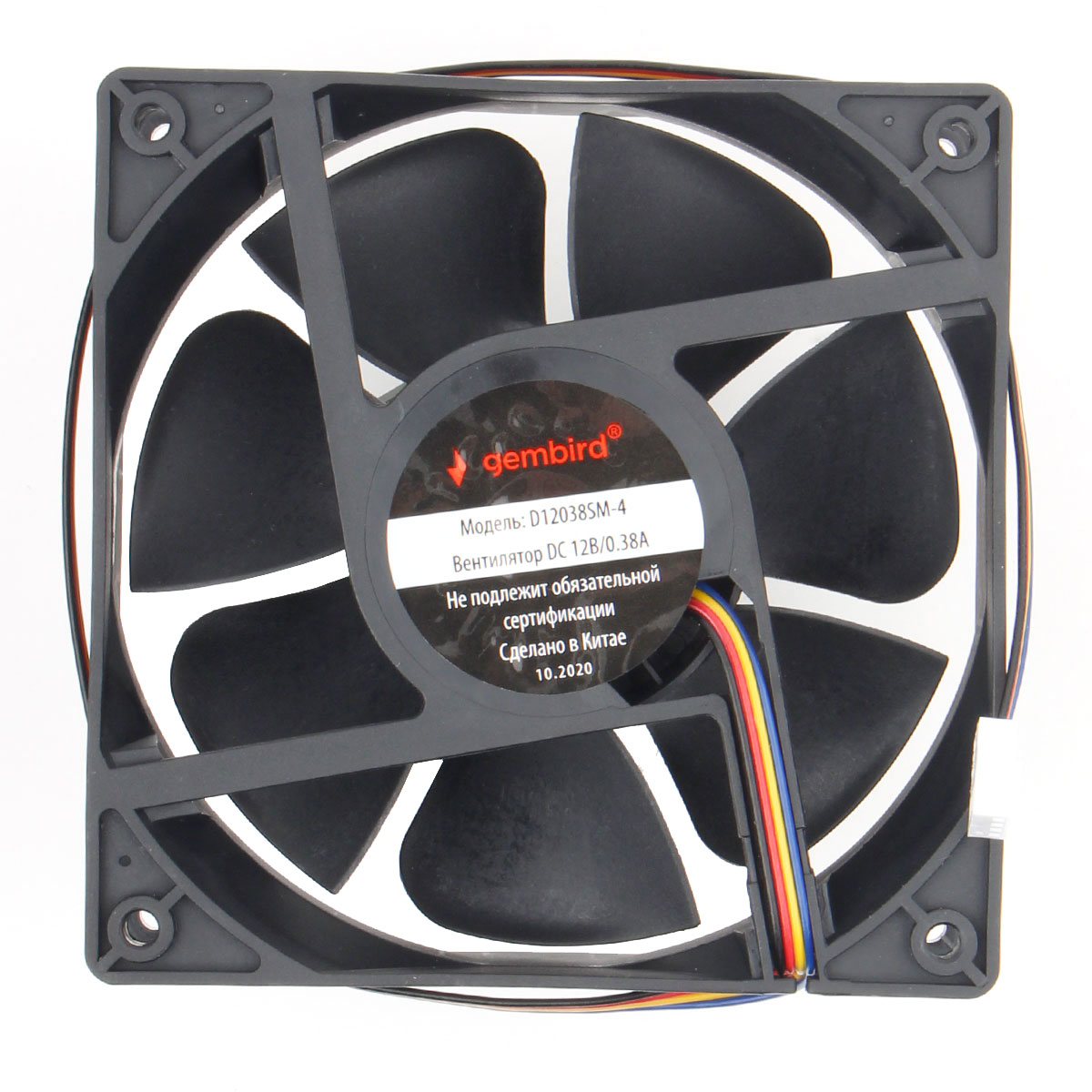 Вентилятор для корпуса Gembird 120mm (D12038SM-)
Вентилятор для корпуса Gembird 120mm (D12038SM-)