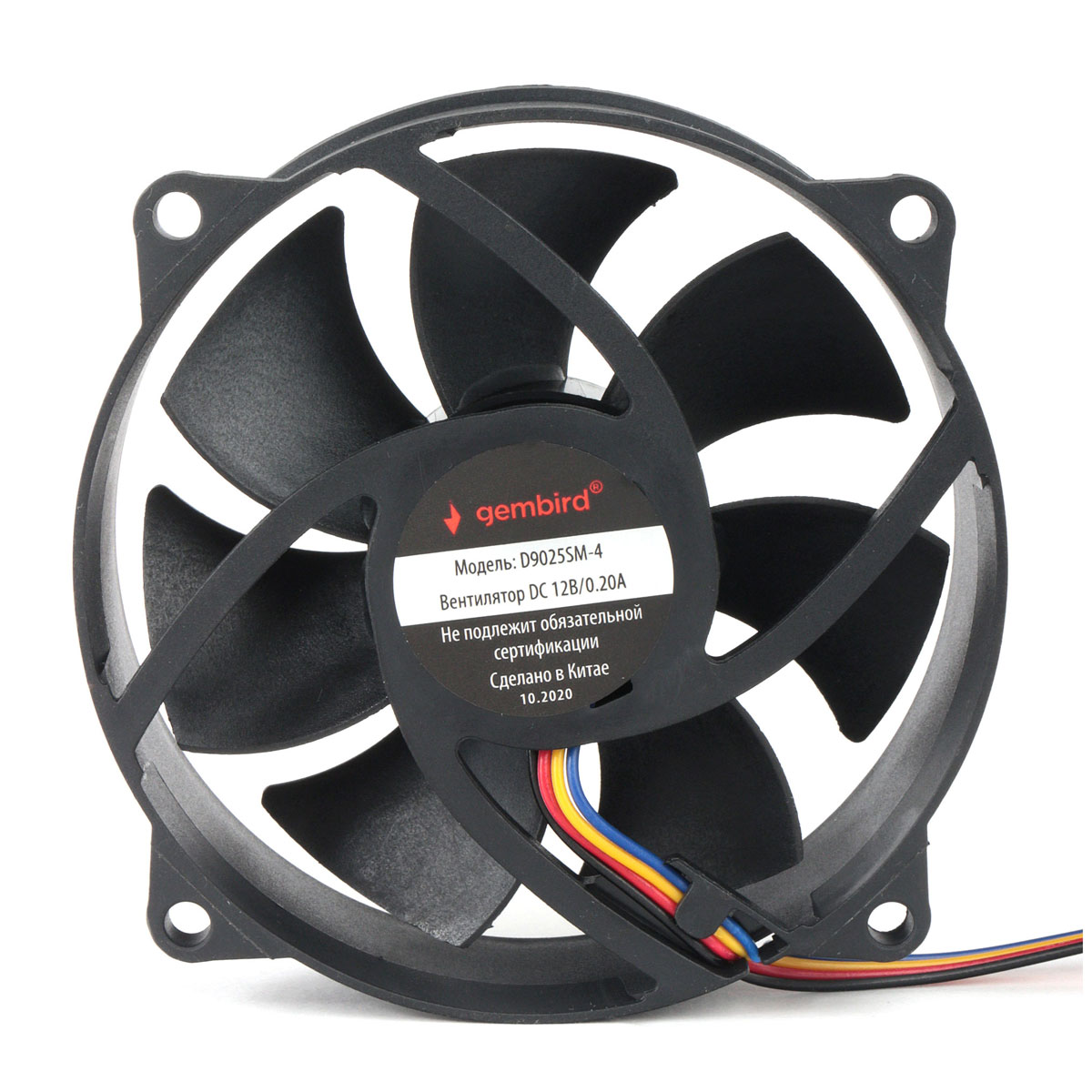 Вентилятор для корпуса Gembird 90x90x25mm (D9025SM-4)
Вентилятор для корпуса Gembird 90x90x25mm (D9025SM-4)
