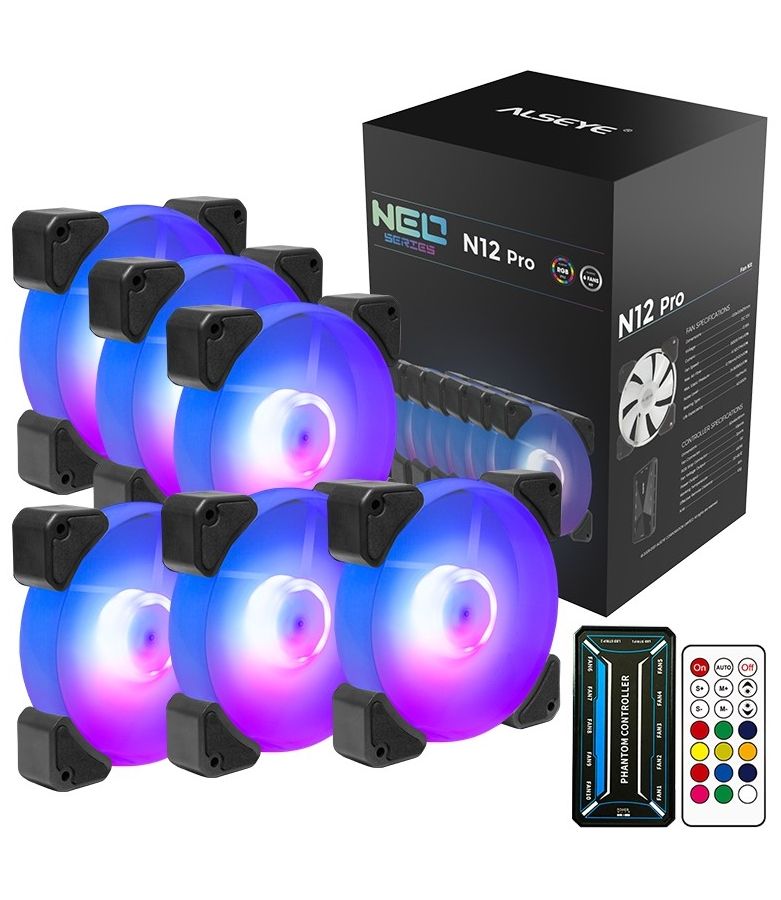 Вентиляторы для корпуса Alseye N12 Pro 6pcs + controller N12 Pro Fan Kit
Вентиляторы для корпуса Alseye N12 Pro 6pcs + controller N12 Pro Fan Kit