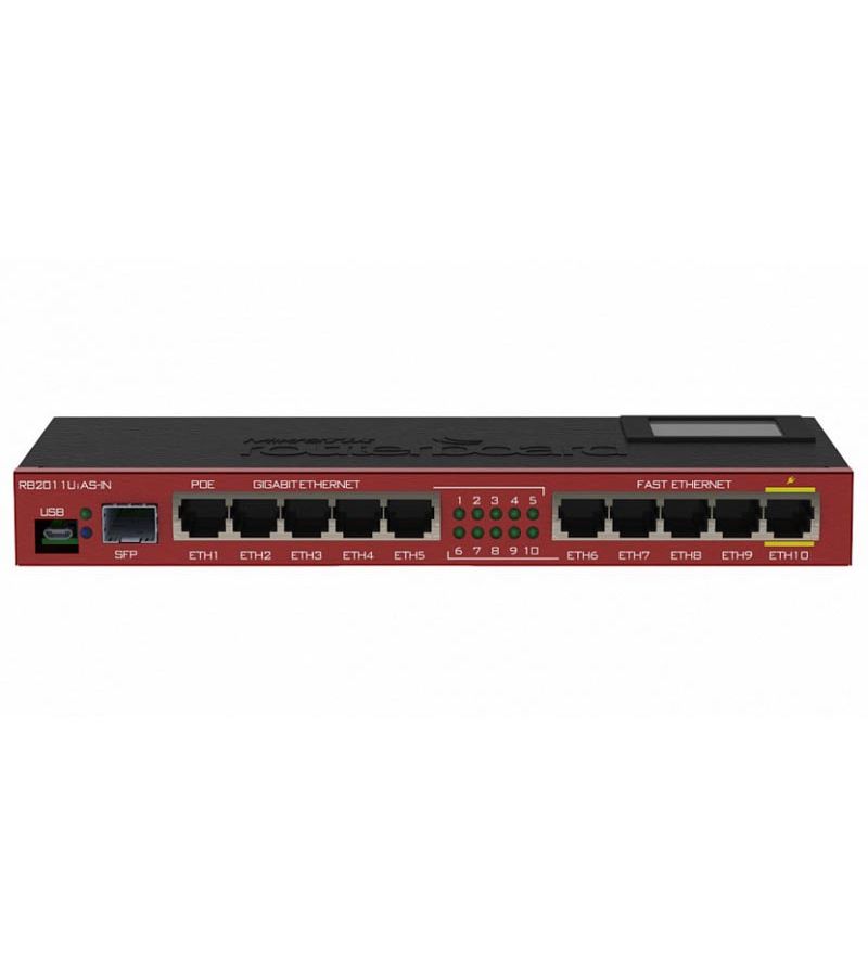 Коммутатор MikroTik RouterBoard RB2011UiAS-IN
Коммутатор MikroTik RouterBoard RB2011UiAS-IN