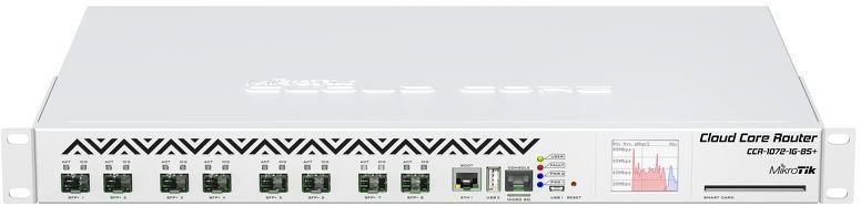 Маршрутизатор MikroTik CCR1072-1G-8S+ белый
Маршрутизатор MikroTik CCR1072-1G-8S+ белый