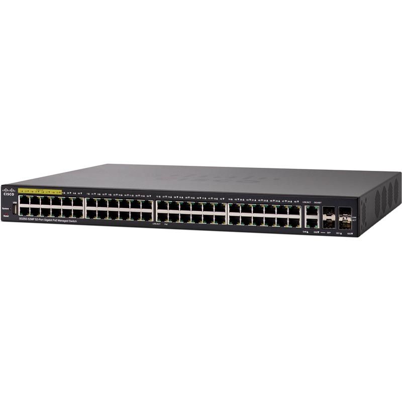 Коммутатор Cisco SG350-52MP-K9-EU
Коммутатор Cisco SG350-52MP-K9-EU