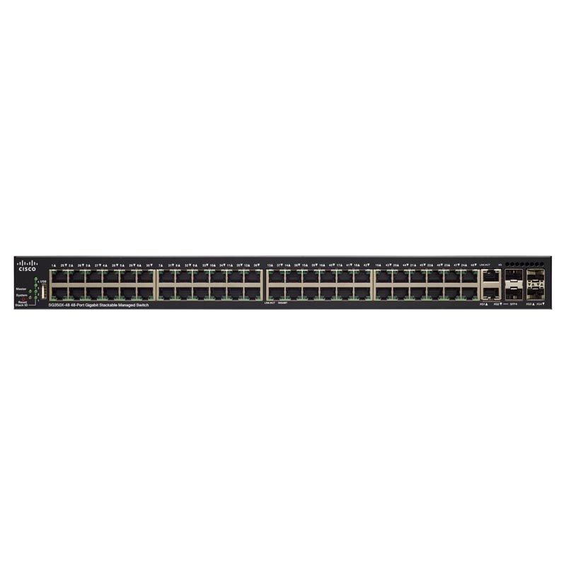 Коммутатор Cisco SG350X-48MP-K9-EU
Коммутатор Cisco SG350X-48MP-K9-EU