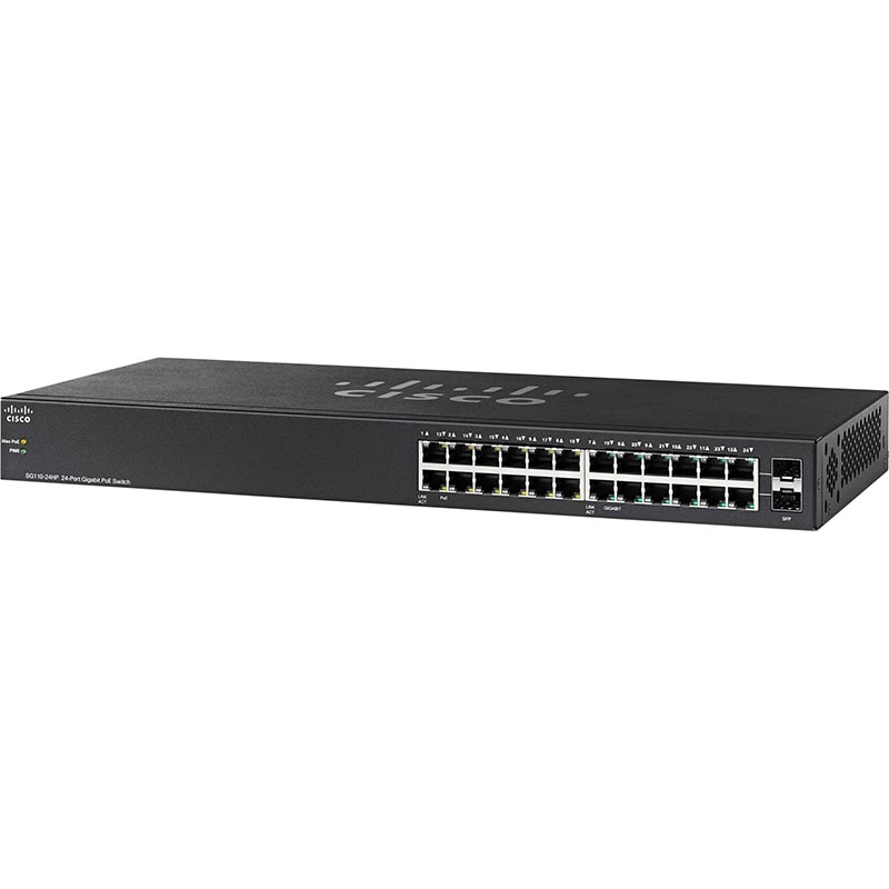 Коммутатор Cisco SG110-24HP-EU
Коммутатор Cisco SG110-24HP-EU