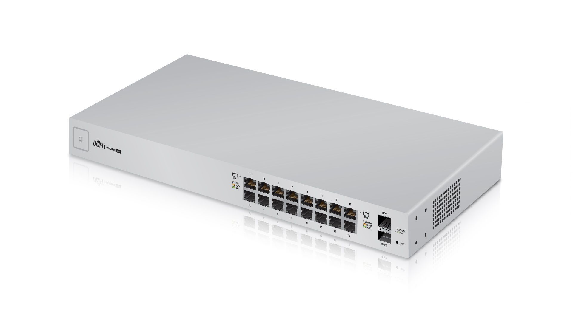 Коммутатор Ubiquiti UniFi Switch US-16-150W
Коммутатор Ubiquiti UniFi Switch US-16-150W