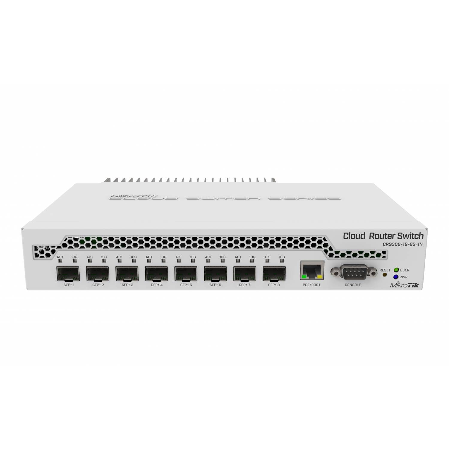 Коммутатор MikroTik CRS309-1G-8S+IN
Коммутатор MikroTik CRS309-1G-8S+IN