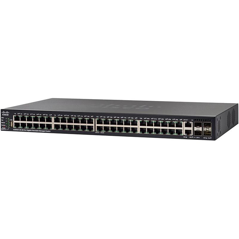 Коммутатор Cisco SG550X-48MP-K9-EU
Коммутатор Cisco SG550X-48MP-K9-EU