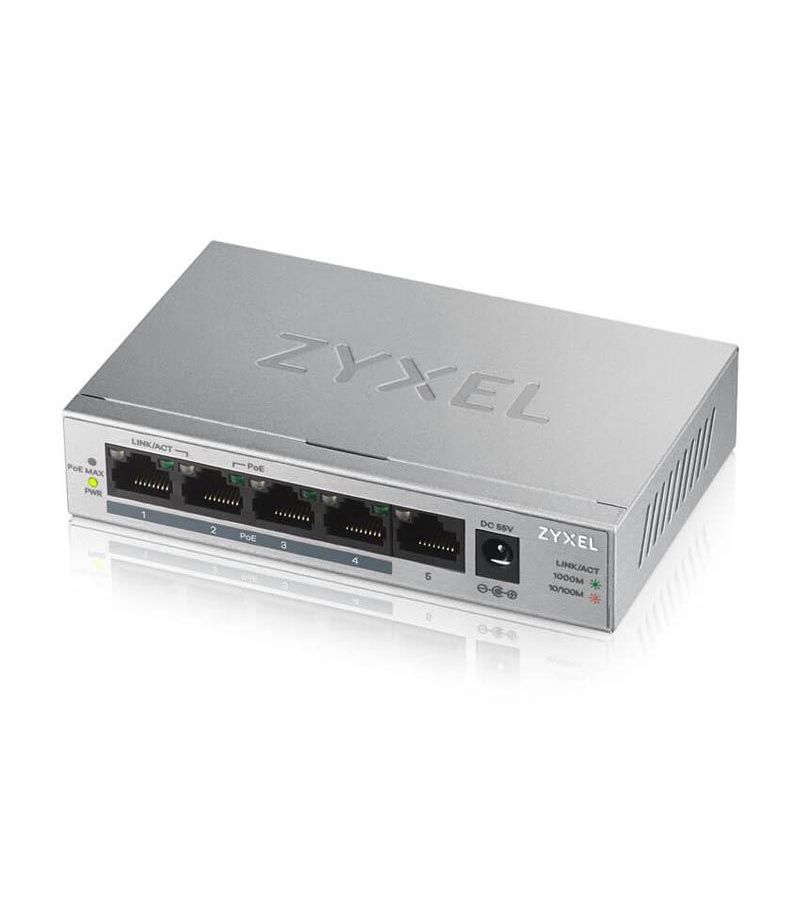 Коммутатор Zyxel GS1005HP-EU0101F
Коммутатор Zyxel GS1005HP-EU0101F