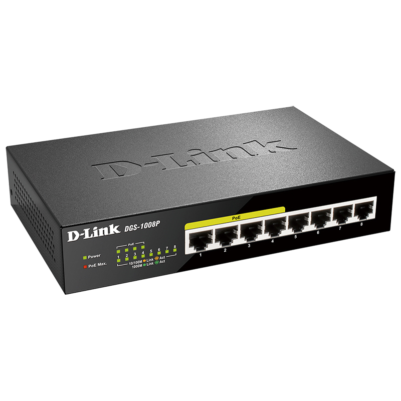 Коммутатор D-Link DGS-1008P/D2A
Коммутатор D-Link DGS-1008P/D2A