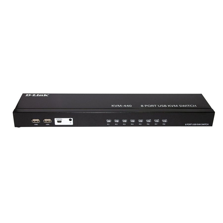 Коммутатор D-Link KVM-440
Коммутатор D-Link KVM-440