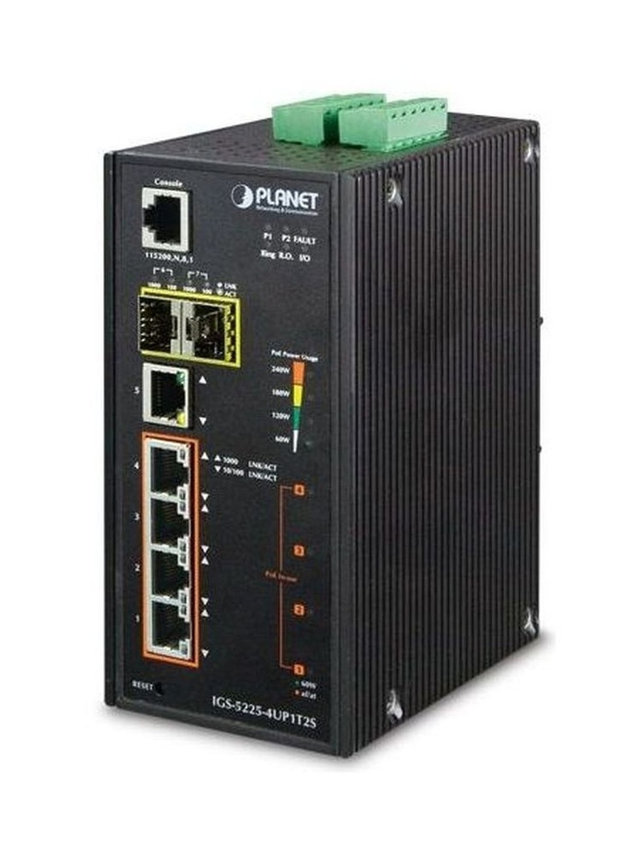 Коммутатор Planet IP30 IGS-5225-4UP1T2S
Коммутатор Planet IP30 IGS-5225-4UP1T2S