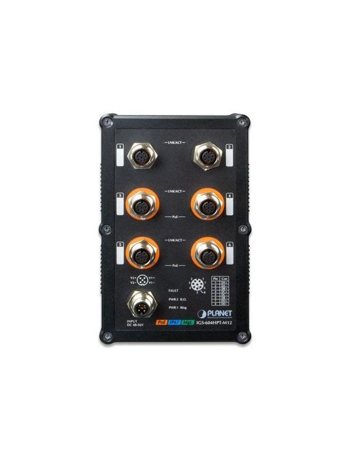 Коммутатор Planet IP67 IGS-604HPT-M12
Коммутатор Planet IP67 IGS-604HPT-M12