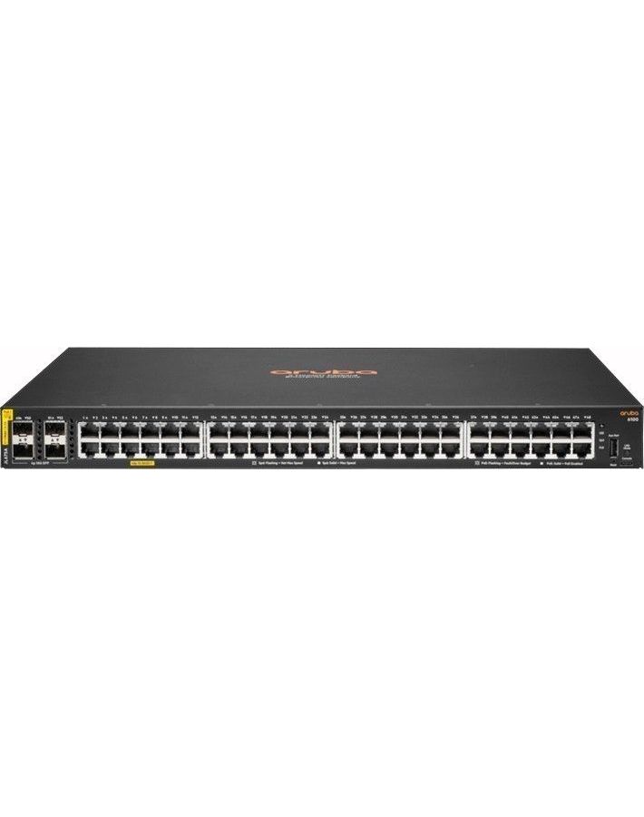 Коммутатор HPE Aruba 6100 JL675A 4SFP+ 48PoE+ 370W
Коммутатор HPE Aruba 6100 JL675A 4SFP+ 48PoE+ 370W