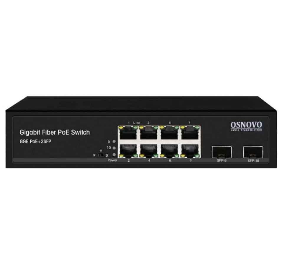 Коммутатор OSNOVO SW-80802(150W)
Коммутатор OSNOVO SW-80802(150W)