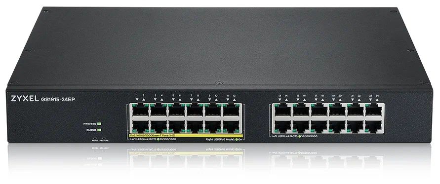 Коммутатор Zyxel NebulaFlex GS1915-24EP-EU0101F
Коммутатор Zyxel NebulaFlex GS1915-24EP-EU0101F
