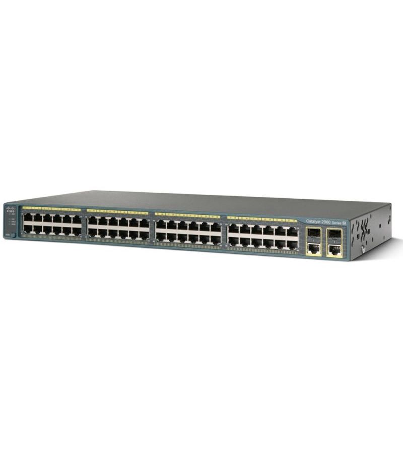 Коммутатор Cisco WS-C2960+48TC-L
Коммутатор Cisco WS-C2960+48TC-L