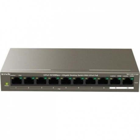 Коммутатор Tenda TEF1110P-8-102W
Коммутатор Tenda TEF1110P-8-102W
