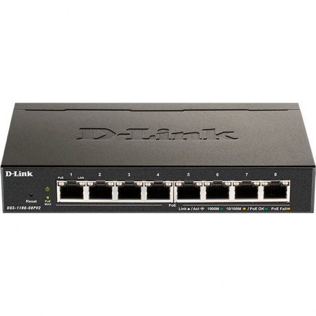 Коммутатор D-Link DGS-1100-08PV2/A4A Настраив
Коммутатор D-Link DGS-1100-08PV2/A4A Настраив