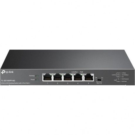 Коммутатор TP-Link TL-SG105PP-M2
Коммутатор TP-Link TL-SG105PP-M2
