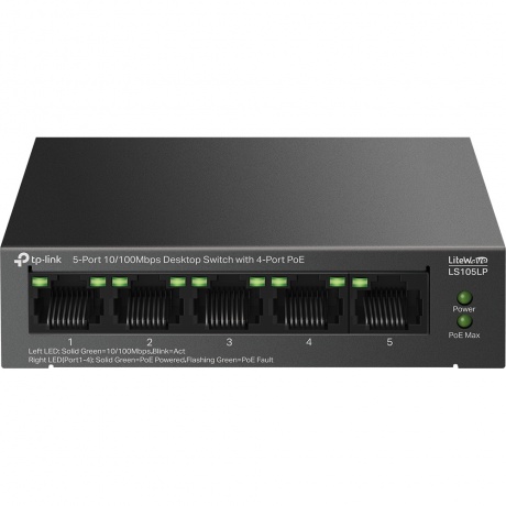Коммутатор TP-Link LS105LP
Коммутатор TP-Link LS105LP