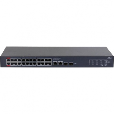 Коммутатор Dahua DH-CS4228-24GT-240 (L2) 26x1Гбит/с 2xКомбо(1000BASE-T/SFP) 24PoE 265W управляемый
Коммутатор Dahua DH-CS4228-24GT-240 (L2) 26x1Гбит/с 2xКомбо(1000BASE-T/SFP) 24PoE 265W управляемый