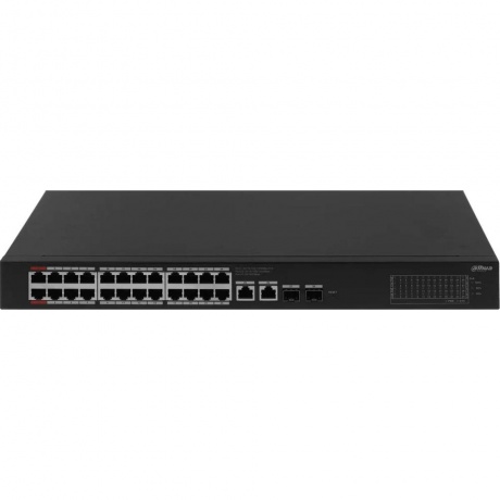 Коммутатор Dahua DH-CS4228-24GT-375 (L2) 24x1Гбит/с 2xКомбо(1000BASE-T/SFP) 2SFP 24PoE 375W управляемый
Коммутатор Dahua DH-CS4228-24GT-375 (L2) 24x1Гбит/с 2xКомбо(1000BASE-T/SFP) 2SFP 24PoE 375W управляемый