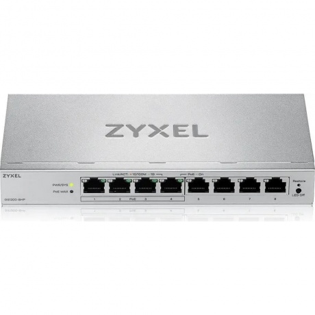 Коммутатор Zyxel GS1200-8HPv3 (GS1200-8HPV3-EU0101F)
Коммутатор Zyxel GS1200-8HPv3 (GS1200-8HPV3-EU0101F)