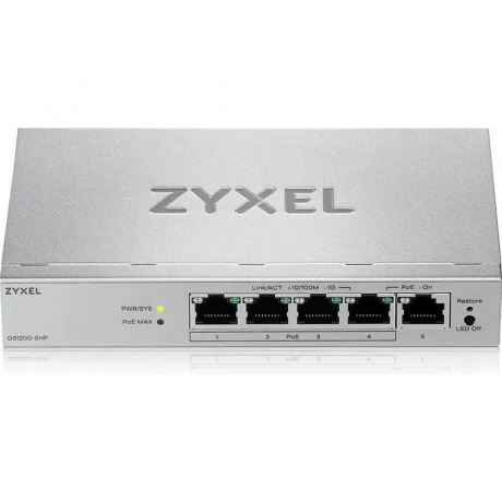Коммутатор Zyxel GS1200-8v3 (GS1200-8V3-EU0101F)
Коммутатор Zyxel GS1200-8v3 (GS1200-8V3-EU0101F)