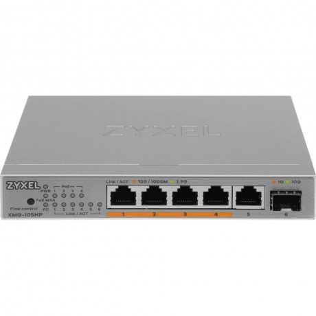 Коммутатор ZyXEL XMG-105HP-EU0101F
Коммутатор ZyXEL XMG-105HP-EU0101F