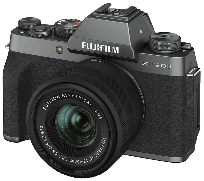 Цифровой фотоаппарат FujiFilm X-T200 kit XC15-45mm OIS PZ Black, Черный
Цифровой фотоаппарат FujiFilm X-T200 kit XC15-45mm OIS PZ Black, Черный