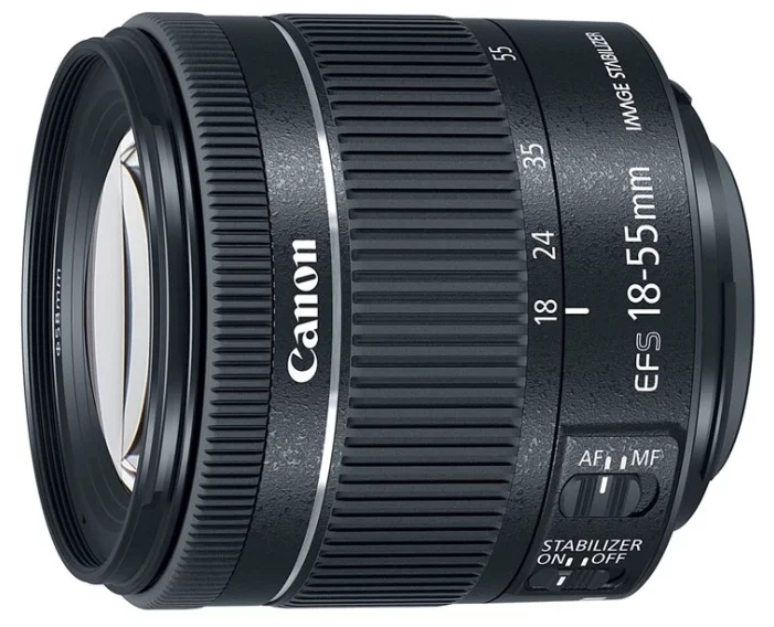 Объектив Canon EF-S 18-55mm f/4-5.6 IS STM
Объектив Canon EF-S 18-55mm f/4-5.6 IS STM
