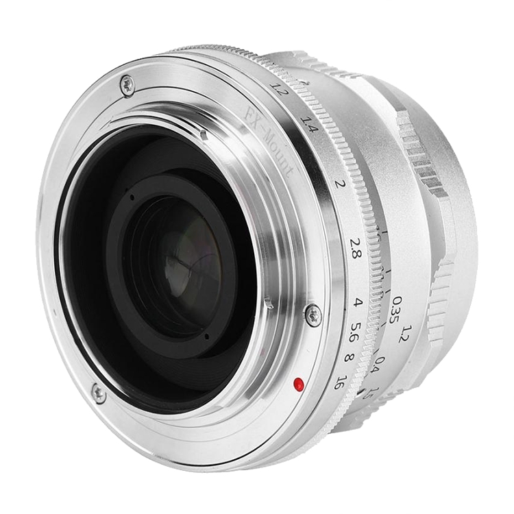 Объектив 7artisans X-Mount 35mm f/1.2 Silver
Объектив 7artisans X-Mount 35mm f/1.2 Silver