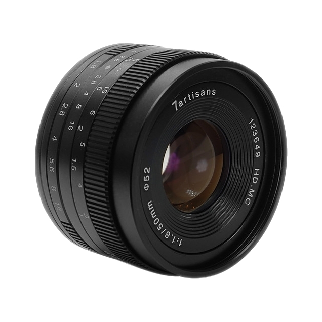 Объектив 7artisans FX-Mount 50mm f/1.8 Black
Объектив 7artisans FX-Mount 50mm f/1.8 Black