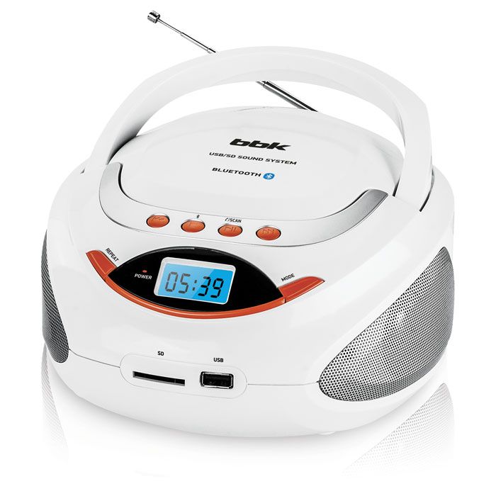 Аудиомагнитола BBK BS09BT белый/оранжевый
Аудиомагнитола BBK BS09BT белый/оранжевый