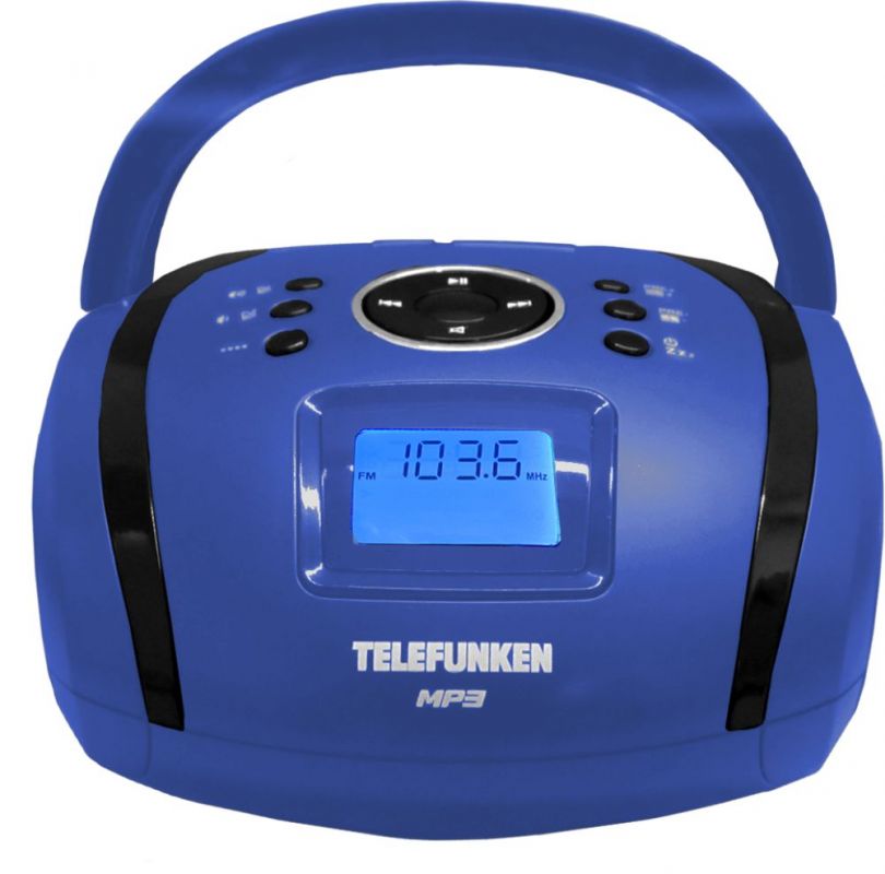 Аудиомагнитола Telefunken TF-SRP3449 синий
Аудиомагнитола Telefunken TF-SRP3449 синий