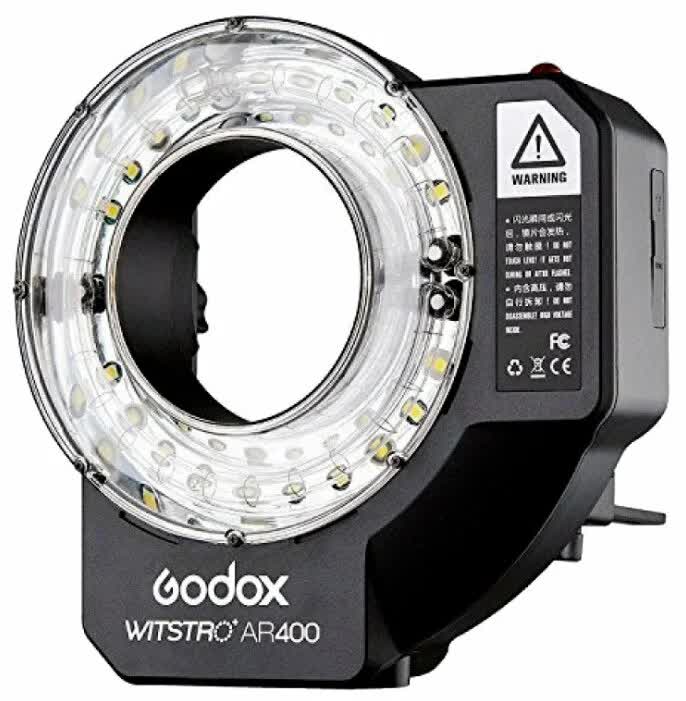 Вспышка кольцевая Godox Witstro AR400 аккумуляторная
Вспышка кольцевая Godox Witstro AR400 аккумуляторная