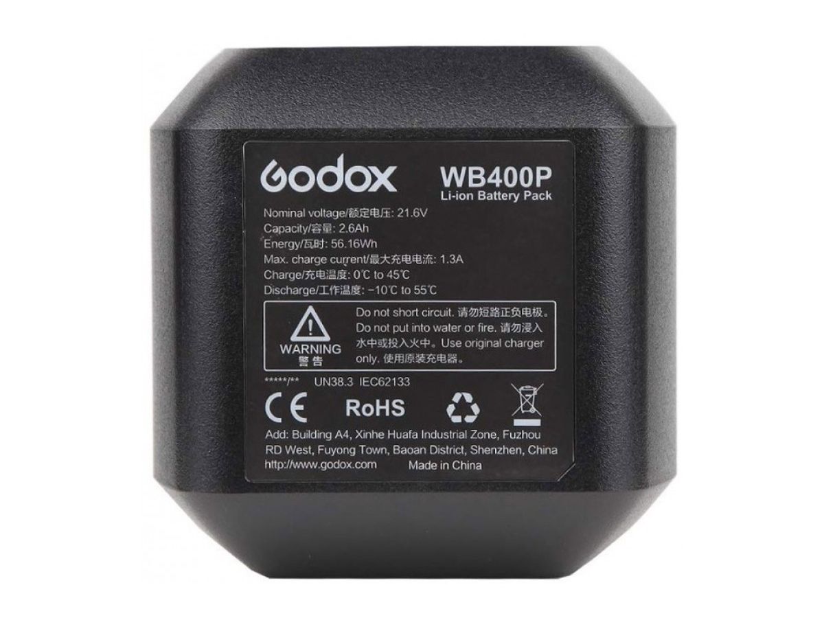 Аккумулятор Godox WB400P для вспышек AD400Pro
Аккумулятор Godox WB400P для вспышек AD400Pro