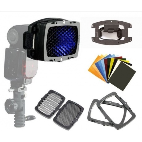 Комплект насадок для компактных вспышек Lastolite LL LS2616 Strobo Kit
Комплект насадок для компактных вспышек Lastolite LL LS2616 Strobo Kit