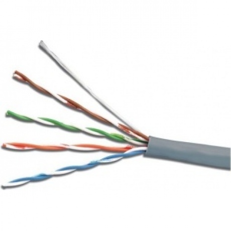 Кабель сетевой UTP 4 пары cat5E solid 0.50мм CCA 100м серый
Кабель сетевой UTP 4 пары cat5E solid 0.50мм CCA 100м серый