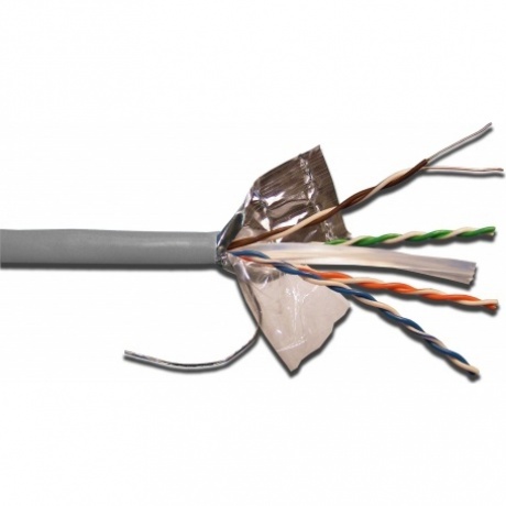 Кабель LANMASTER TWT FTP, 4 пары, Кат.6, PVC, серый, 305 метров
Кабель LANMASTER TWT FTP, 4 пары, Кат.6, PVC, серый, 305 метров