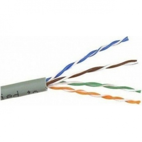 Кабель LANMASTER TWT UTP, 4 пары, Кат.5e, PVC, серый, 100 метров (TWT-5EUTP/100-GY)
Кабель LANMASTER TWT UTP, 4 пары, Кат.5e, PVC, серый, 100 метров (TWT-5EUTP/100-GY)