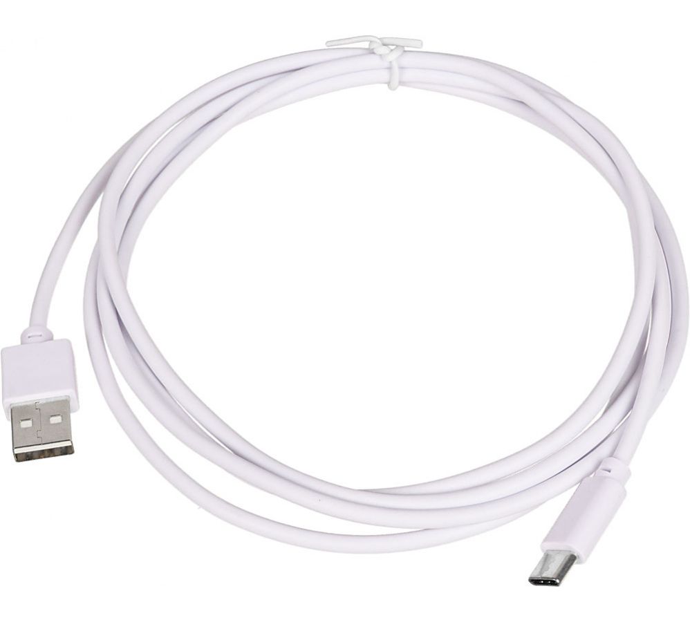 Кабель USB (m)-USB Type-C (m) 1.8м белый
Кабель USB (m)-USB Type-C (m) 1.8м белый
