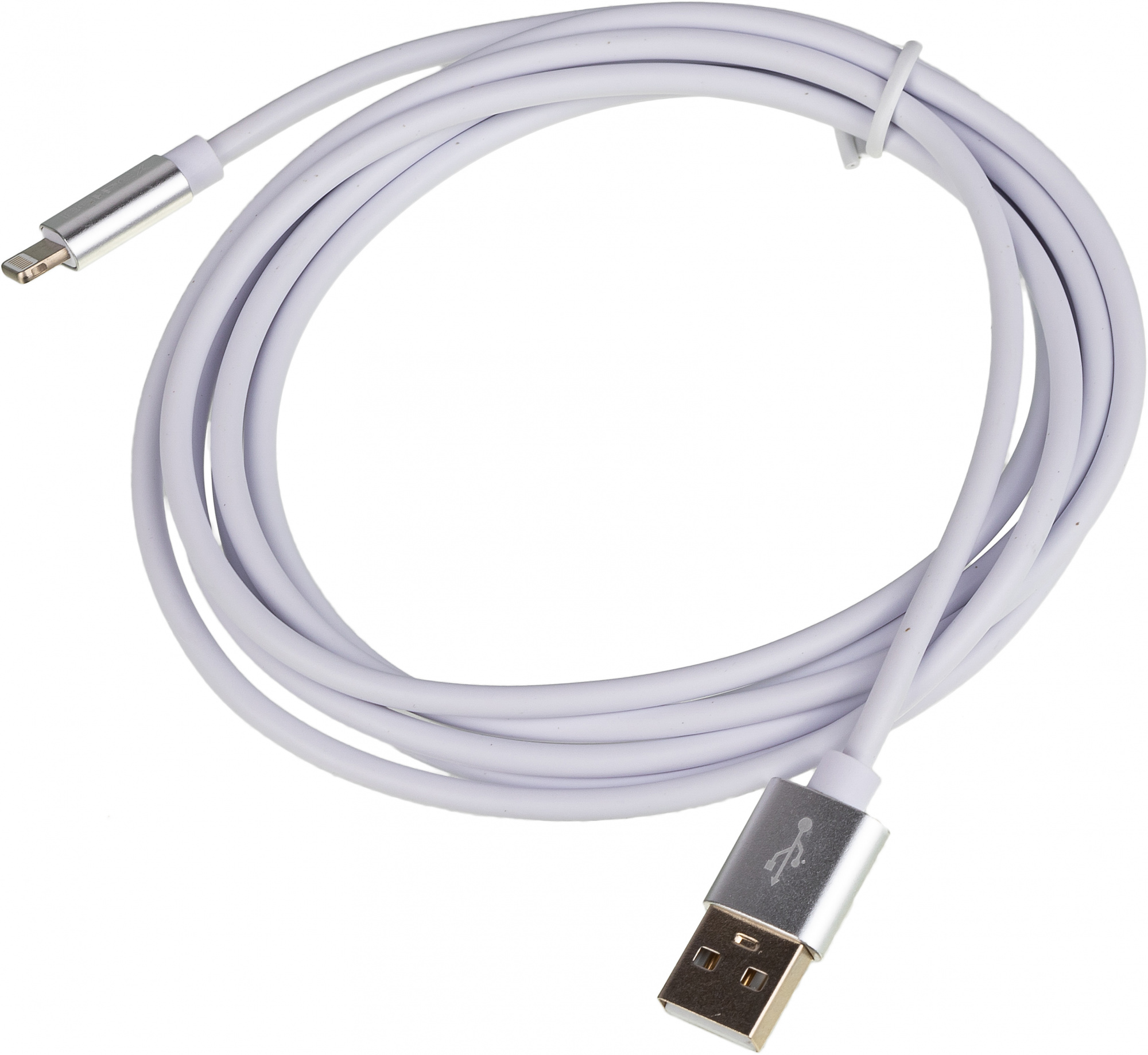 Кабель USB (m)-Lightning (m) 2м белый
Кабель USB (m)-Lightning (m) 2м белый