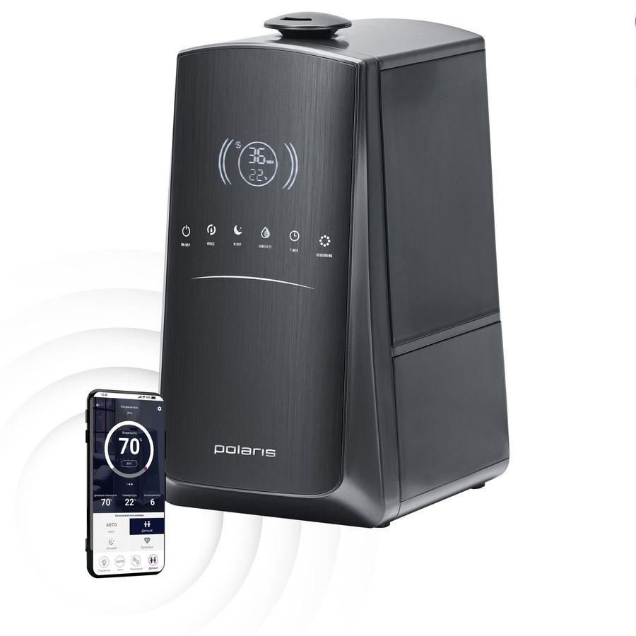 Увлажнитель воздуха Polaris PUH 9105 IQ Home черный
Увлажнитель воздуха Polaris PUH 9105 IQ Home черный
