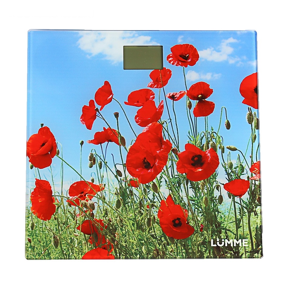 Напольные весы Lumme LU-1328 рисунок красные маки
Напольные весы Lumme LU-1328 рисунок красные маки