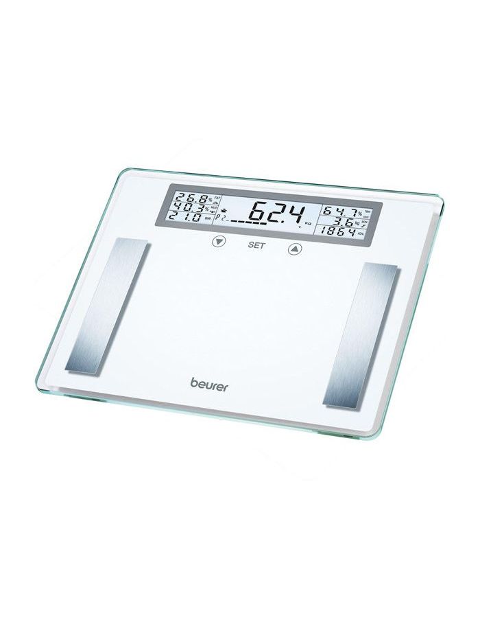 Весы напольные электронные Beurer BG51 XXL макс.200кг белый
Весы напольные электронные Beurer BG51 XXL макс.200кг белый