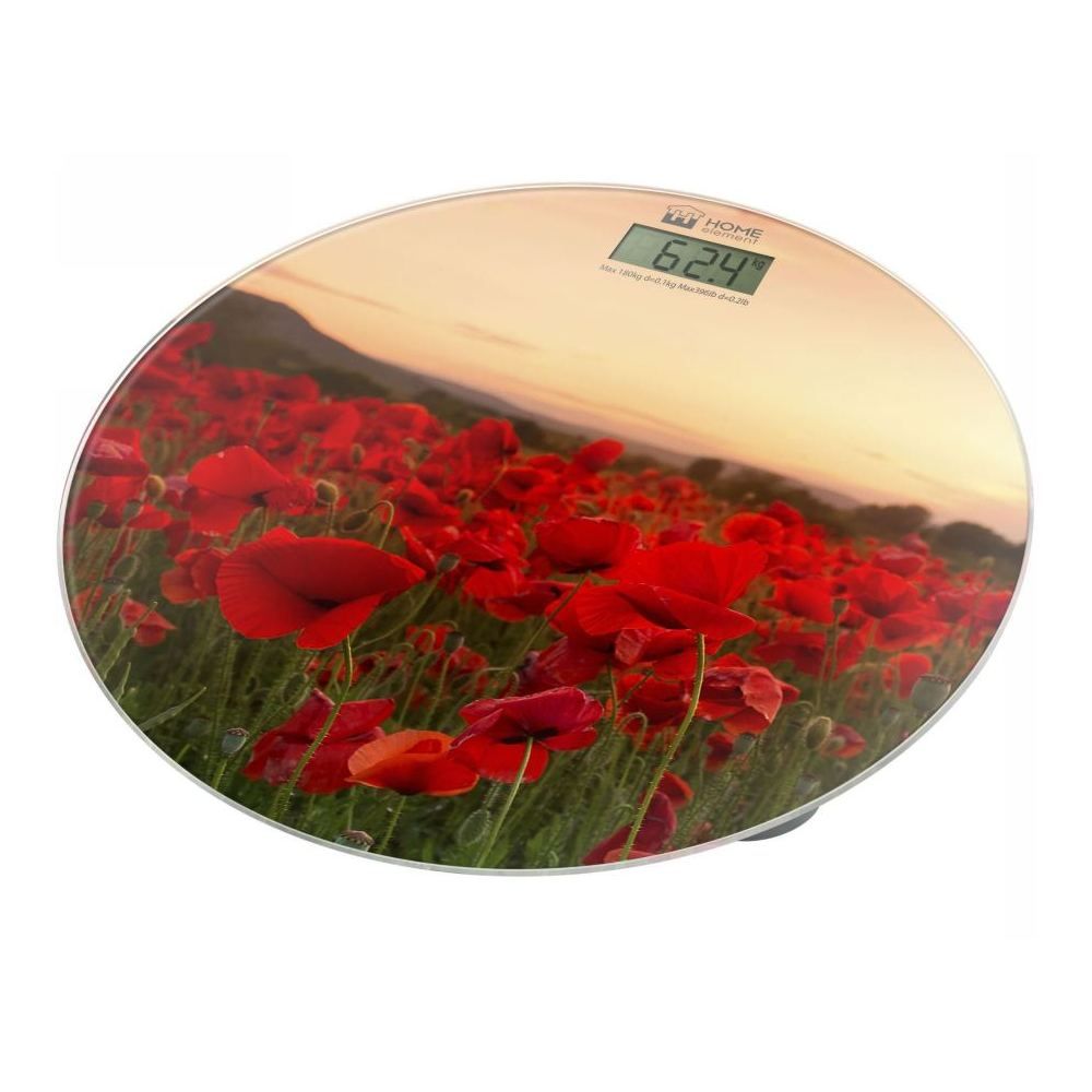 Весы напольные Home Element HE-SC908 красные маки
Весы напольные Home Element HE-SC908 красные маки