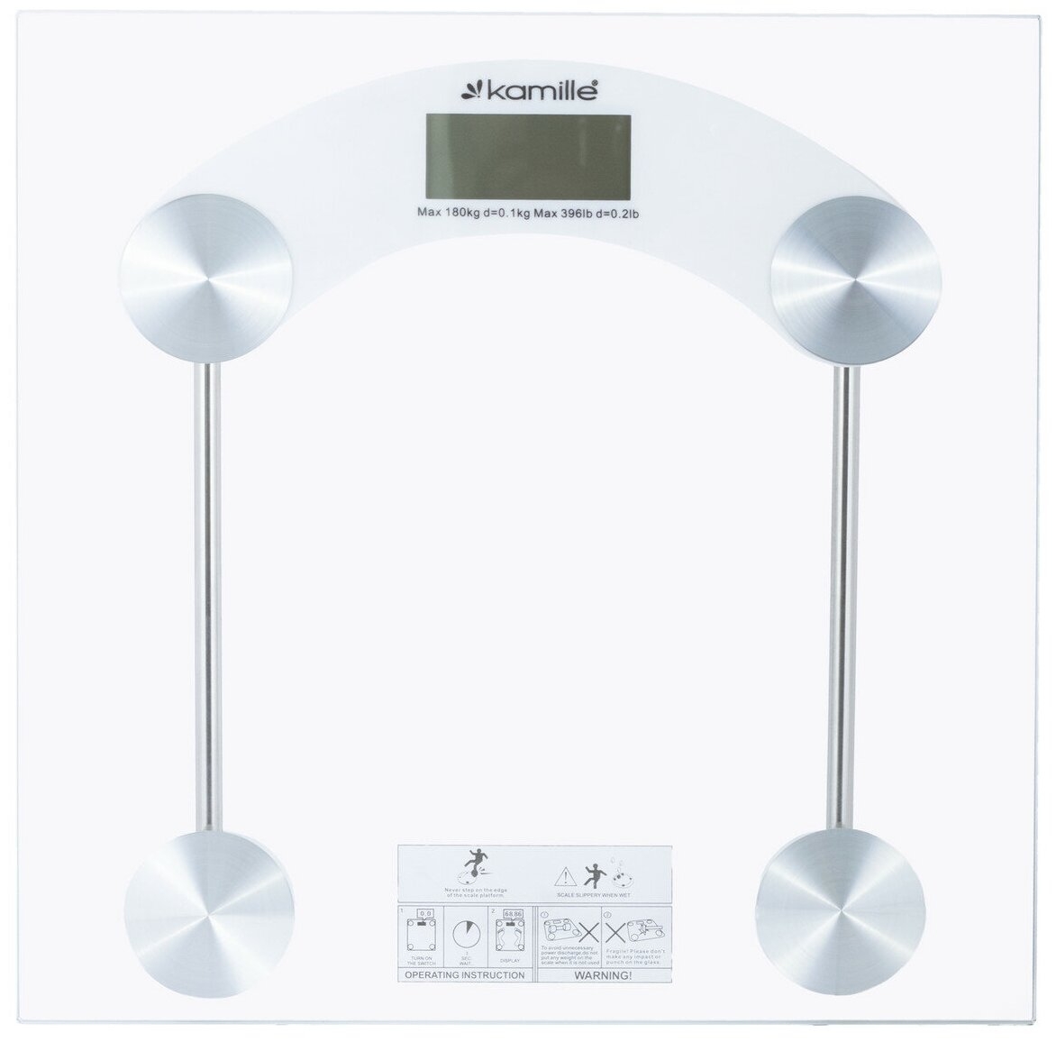 Весы напольные электронные Kamille 7112
Весы напольные электронные Kamille 7112