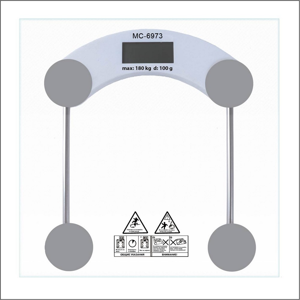 Весы напольные "MercuryHaus", MC - 6973
Весы напольные "MercuryHaus", MC - 6973