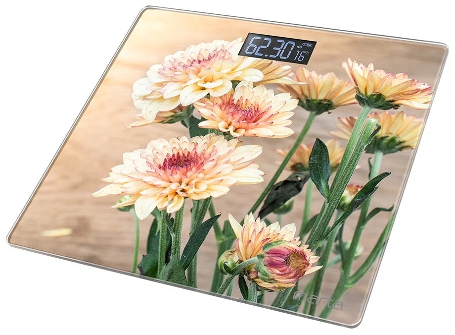 Весы напольные MARTA MT-1678 хризантема
Весы напольные MARTA MT-1678 хризантема